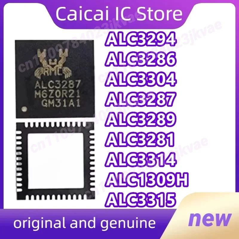 ALC3281 ALC3285 ALC3286 ALC3287 ALC3288 ALC3289 ALC4030 ALC3294 ALC3304 ALC3314 ALC3315 ALC1309H QFN In Stock   New Origina 1PCS
