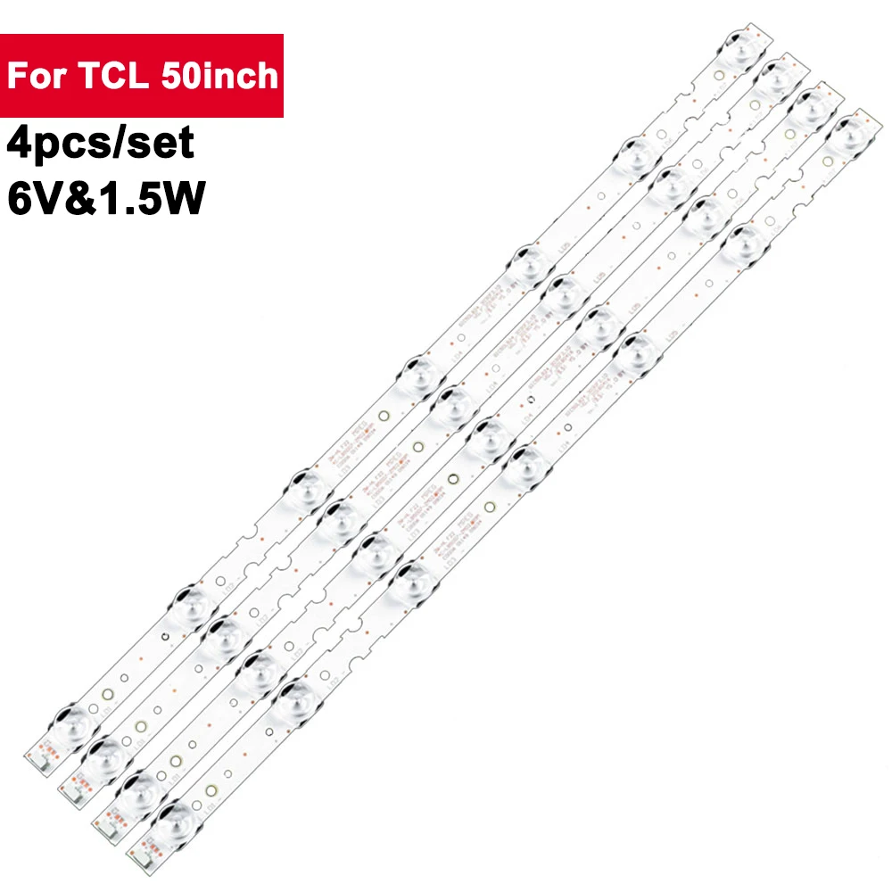 

40 pcs 458mm TV Backlight For TCL 50inch GIC50LB24-3030F2.1D 4C-LB5007-ZM02J89M LED Light Strip 50U3800C 50U3900C 50U5850C