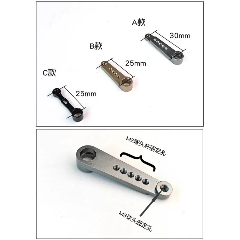 Tige de Distribution de Proportion de liaison de Simulation en métal, pour camion Tamiya RC 1/14, carte robuste Scania Volvo, pièces de bricolage, jouets