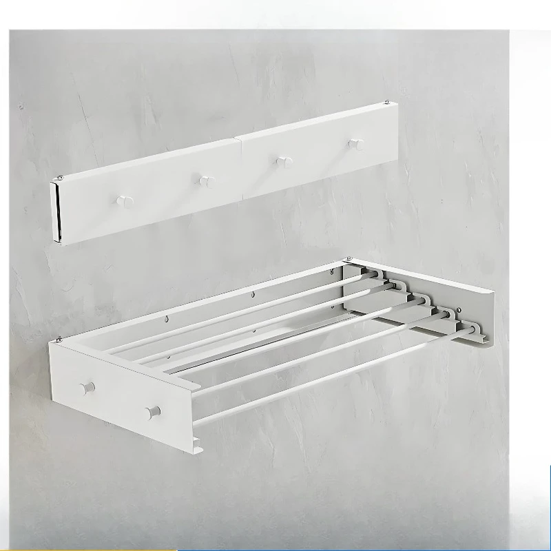 Retractable Clothes Drying Rack,Space-Saver,Collapsible Drying Racks for Laundry Room,Wall Mounted Clothes Hanger Rack