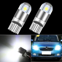 2x LED Clearance Light Bulb Lamp W5W T10 Canbus For Skoda Fabia MK1 MK2 MK3 Felicia Superb Octavia 1 2 3 a5 a7 Rapid Yeti Karoq