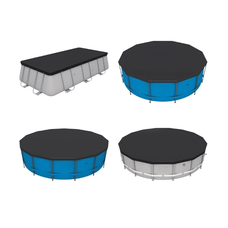 

Enhances Ratchets Tear Resistant Pool Cover With Enhances Weather Resistance Fit for Above Ground Pools Fade Resistant