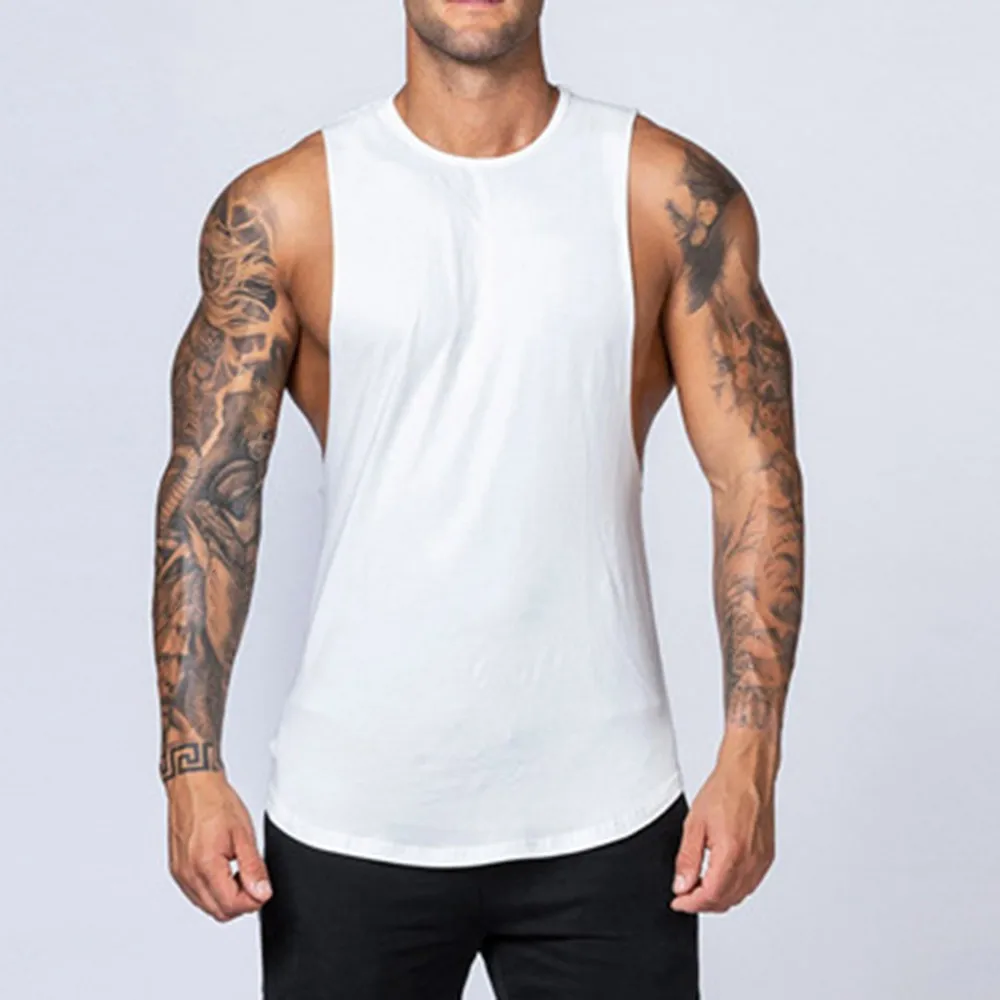 

Майка Мужская Спортивная, майка без рукавов, топ для спортзала и бодибилдинга, лето