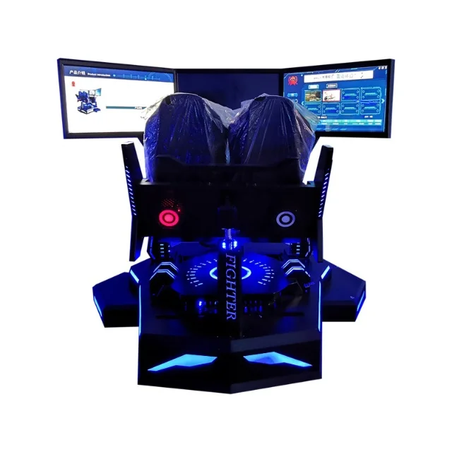 Indoor Amusement Products Vr 3 Screen 6 Dof Motion 4D Car Gaming Chair Racing Simulator