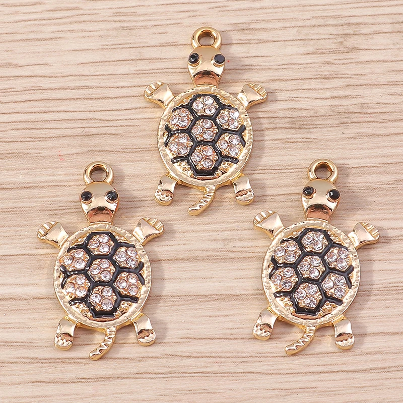 Tusember 10 Stück 24 x 25 mm gold- und silberfarbene Kristall-Seestern-Anhänger für Halsketten, DIY-Ohrringe, Schmuckherstellung, Zubehör – Detail 20