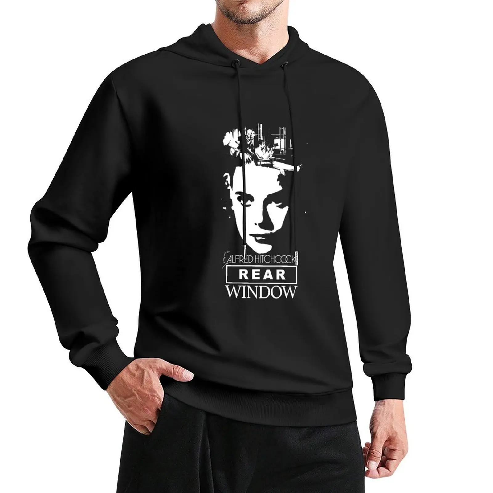 

Rear Window - Alfred Hitchcock Pullover Hoodie men's autumn clothes men clothes hoodies and sweatshirts new