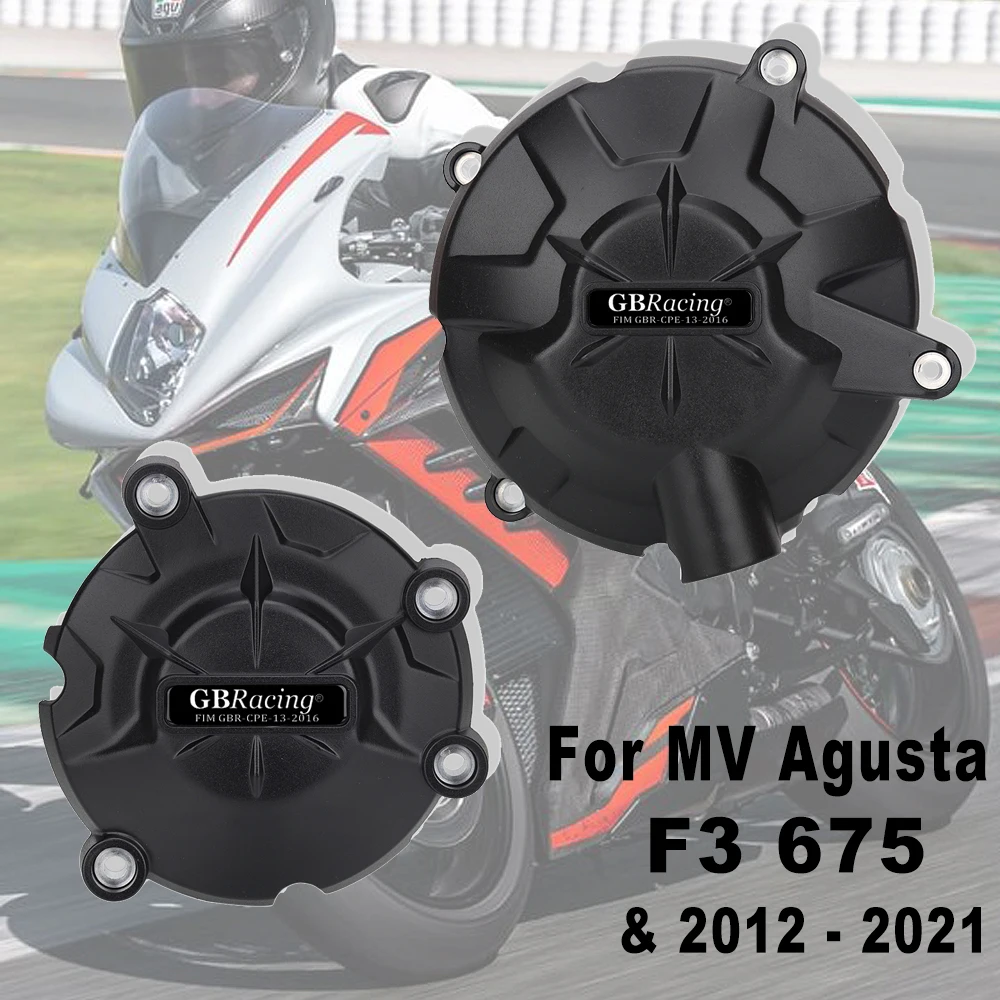 

For MV Agusta F3 675 Engine Cover Motorcycle Accessories Engine Guard Case Protection Covers 2012-2016 2017 2018 2019 2020 2021