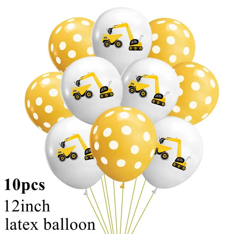 Graafmachine Truck Bouwfeest Plaat Cup Servies Happy Birthday Party Decor Kids Favor Jongens Verjaardag Babyshower Benodigdheden