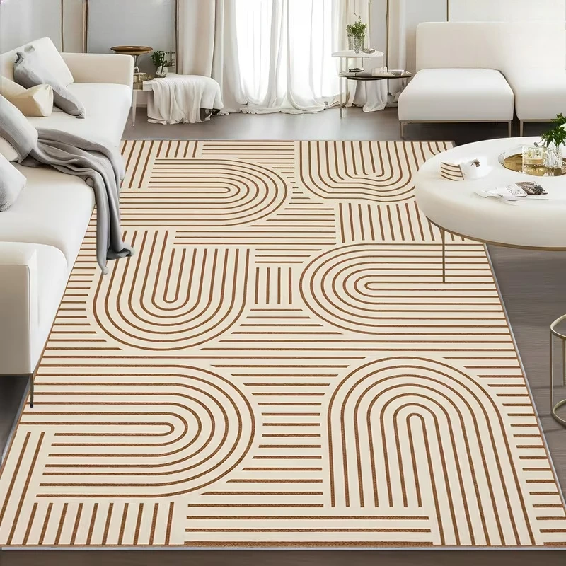 Modern Design Elements Living Room Rug Suitable for Bedrooms and Entryways Lounge Room Coffee Table Mat Dining Room Floor Mat