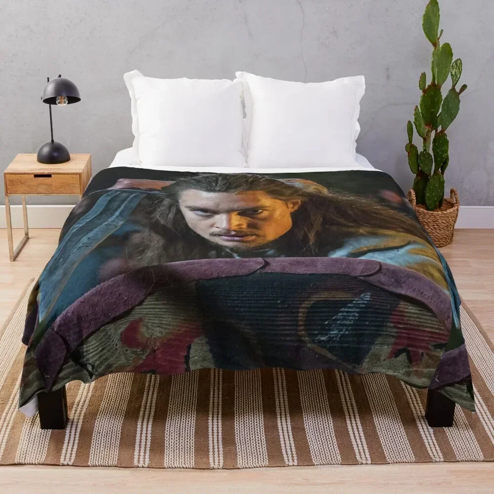 

Uhtred of The Last Kingdom Throw Blanket Elegant Warm Throw Blanket for Hotel Home