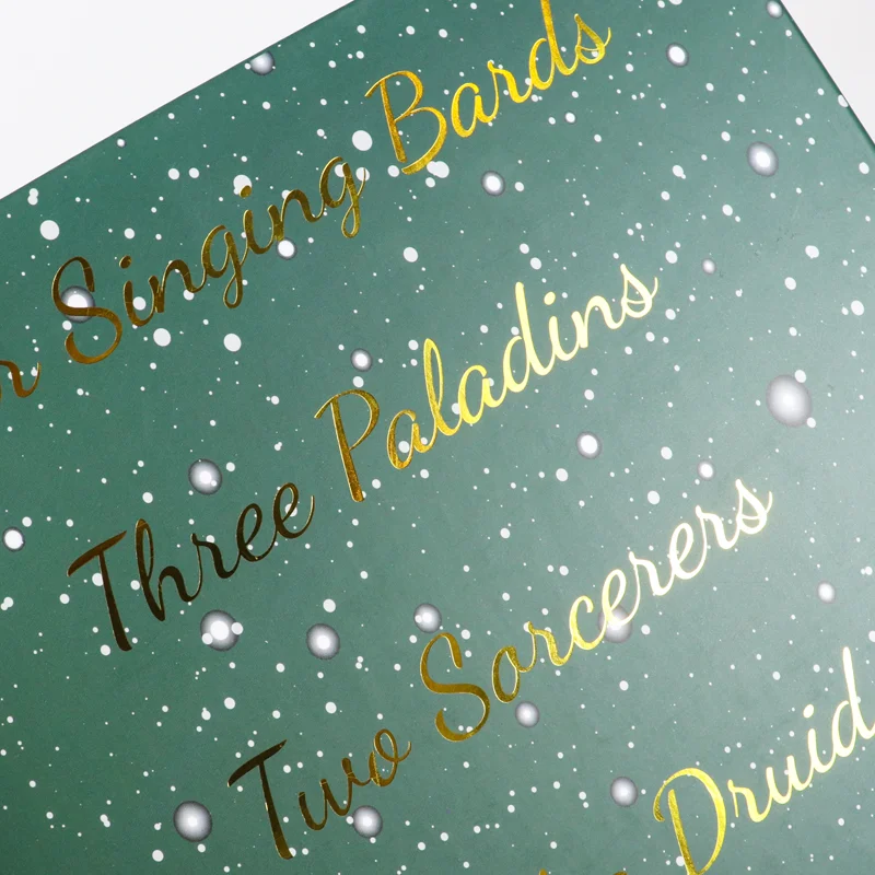 Customization.Customization.New Design Christmas Calendar Boxes 12 Days Custom 24 Days Countdown Reusable Candle Advent Calender