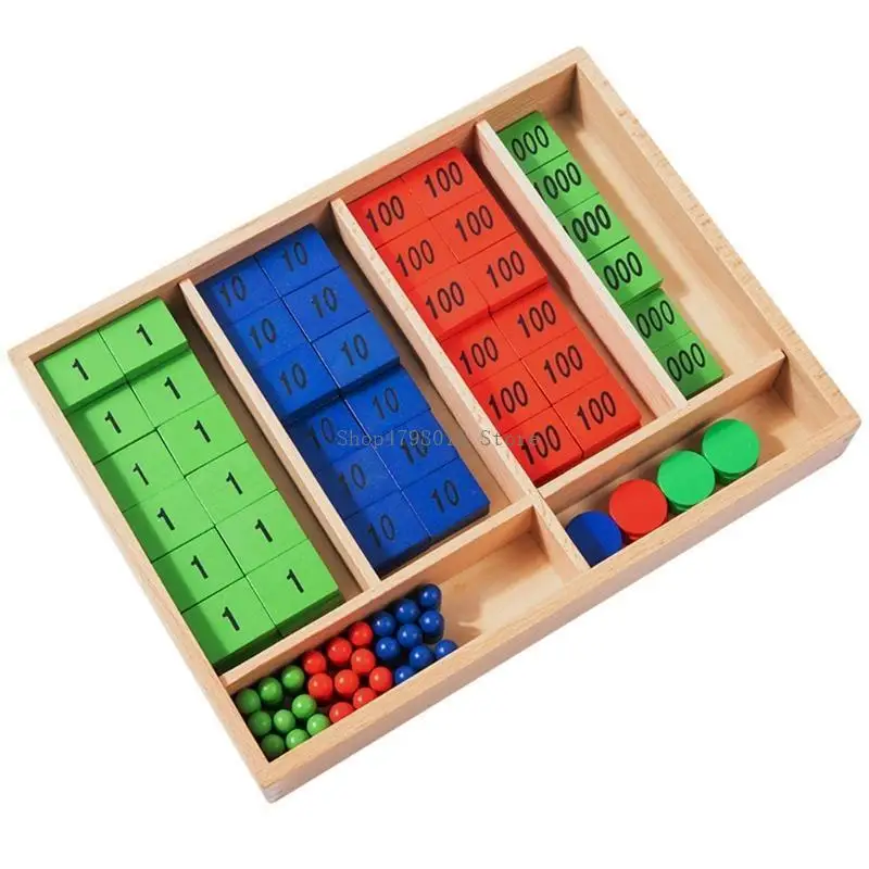 Kindergarten Color Sorting Toy Preschool Colorful Number Cognition Toy for Kids