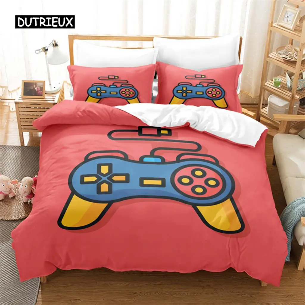 

Cartoon Game Machine Bedding Set Duvet Cover Set 3d Bedding Digital Printing Bed Linen Queen Size Bedding Set Fashion Design