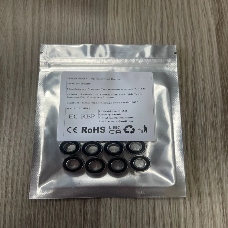 

4Pcs S686RS CB Ceramic Bearing ABEC-7 Stainless Hybrid Ceramic Bearing Fishing Reels Bearings 606RS S607RS S608RS S609RS