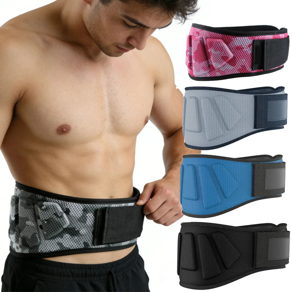 Cinturones deportivos para levantamiento de pesas, entrenamiento de gimnasio, soporte Lumbar para espalda, levantamiento de pesas, entrenamiento de fuerza, sentadillas, levantamiento de pesas