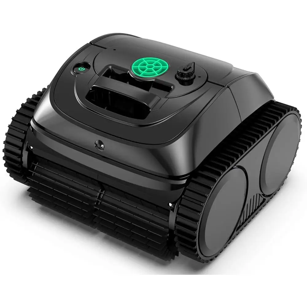 Cordless Robotic Pool Cleaner with Powerful Suction Wall Climbing Intelligent Navigation 150Min Runtime Inground Pools Up to