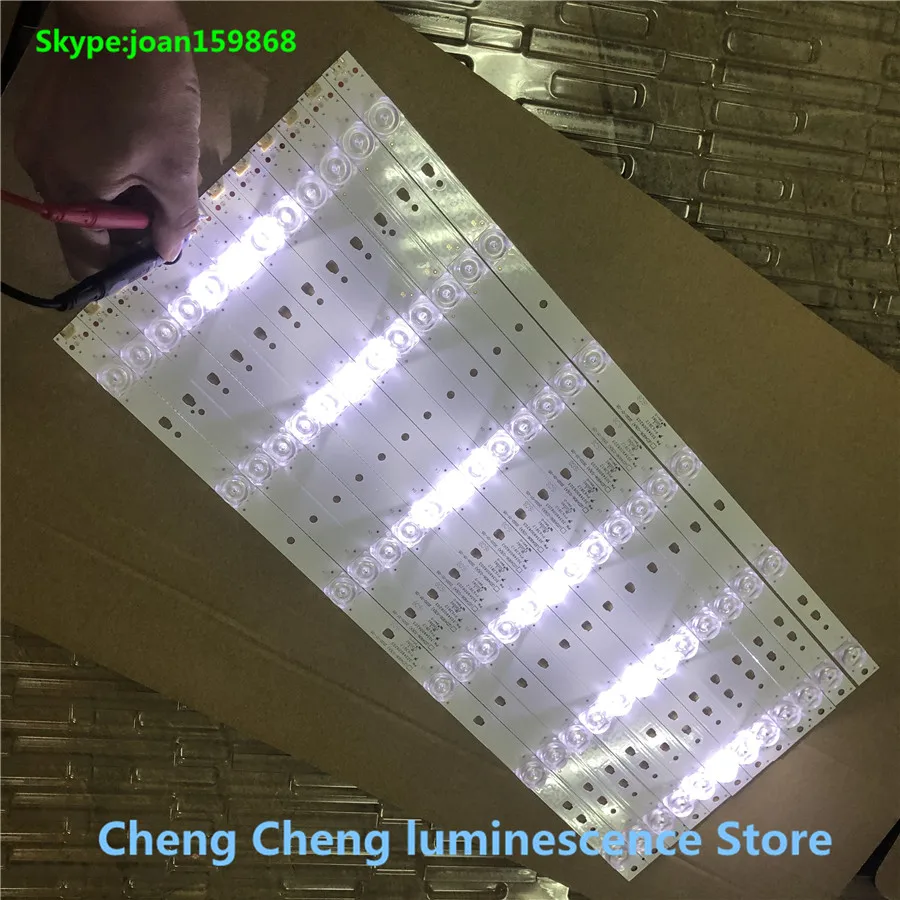 

LED Backlight strip 6 lamp for Haier 49"TV FD4951A-LU G49Y LED49D6-03(A) 30349006203 LED50D6-ZC14AG-03 483MM 3V 6LED