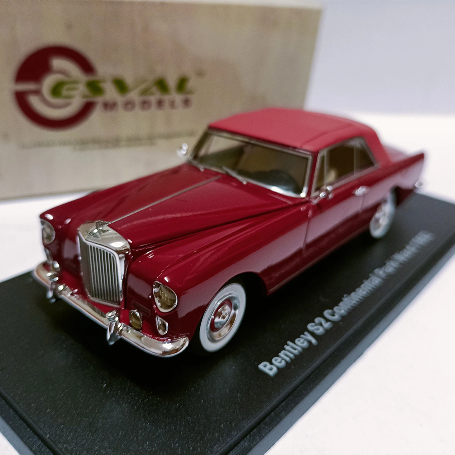 

Esval 1 43 Scale Resin Blue/Red For Bentley S2 Pard Ward 1962 Convertible Toys Cars Model Classics Adult Gifts Souvenir Static