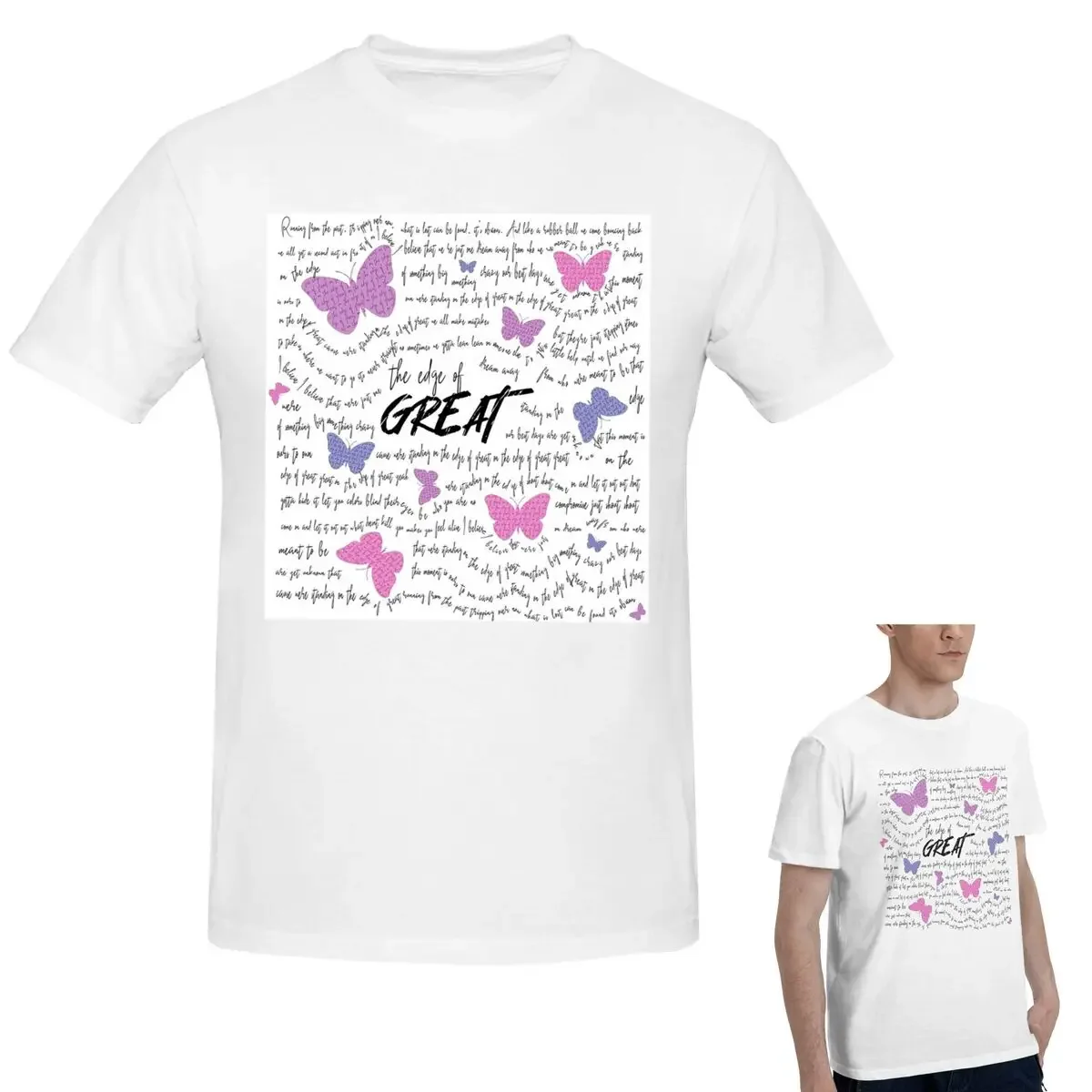 100% Cotton Edge Of Great Julie And The Phantoms T-Shirt Men's Fashion Oversized T Shirt Men Crew Neck Summer Shirts Tops S-6XL