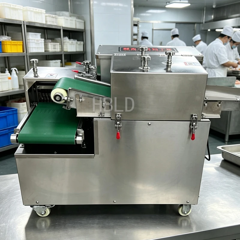 Multifunctional Fully Automatic Meat Cutter for Frozen Pork And Beef One-Time Shaping And Dicer Kitchen Home Appliance