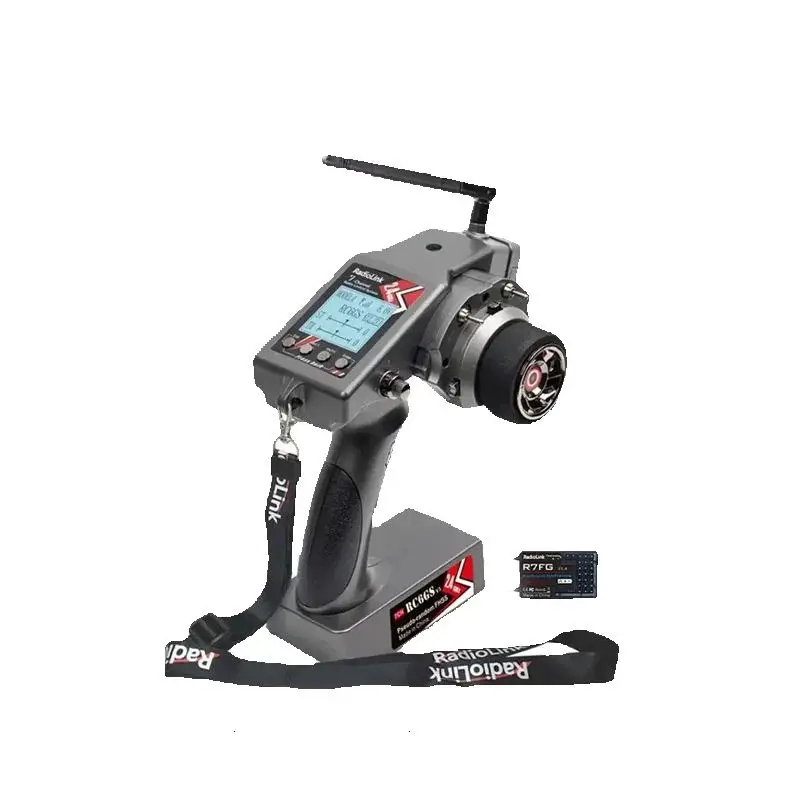 Radiolink RC6GS V3 2.4G 7-Channel เครื่องส่งสัญญาณวิทยุ R7FG ตัวรับสัญญาณ Telemetry Gyro - รีโมทคอนโทรลสําหรับรถเรือ RC เครื่องมือ