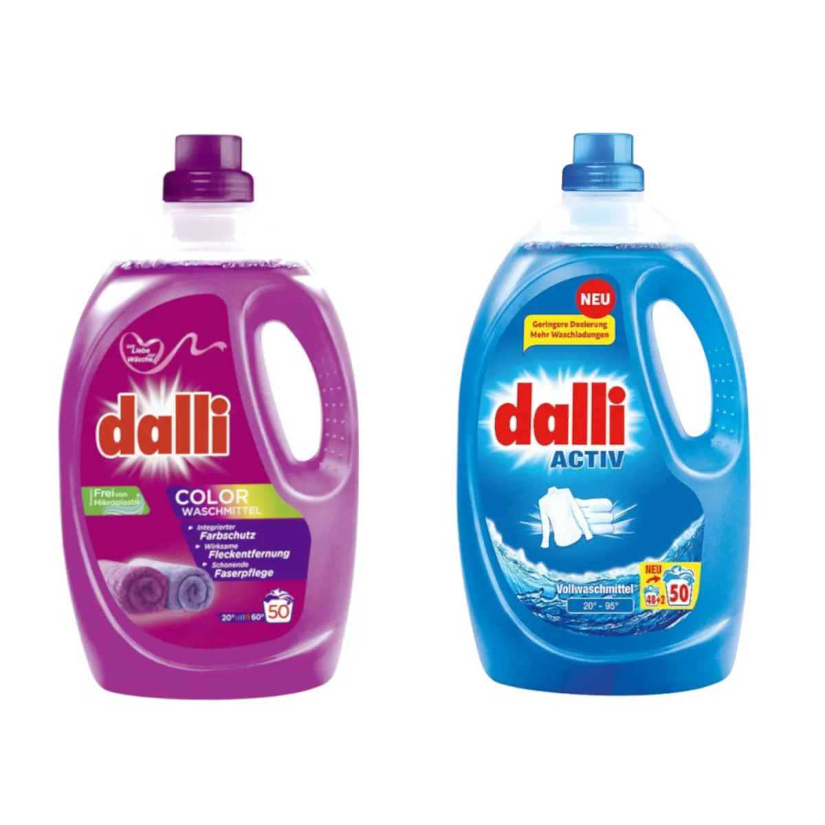 DALLI wasgel kleur + wit 2x2,75 L