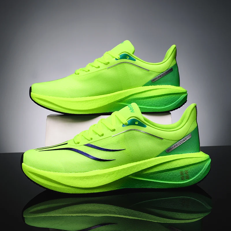 Marathon Men Running Shoes Carbon Board Casual Sneakers Breathable Tennis Sports Trainers Lightweight Women Athletic Sneakers