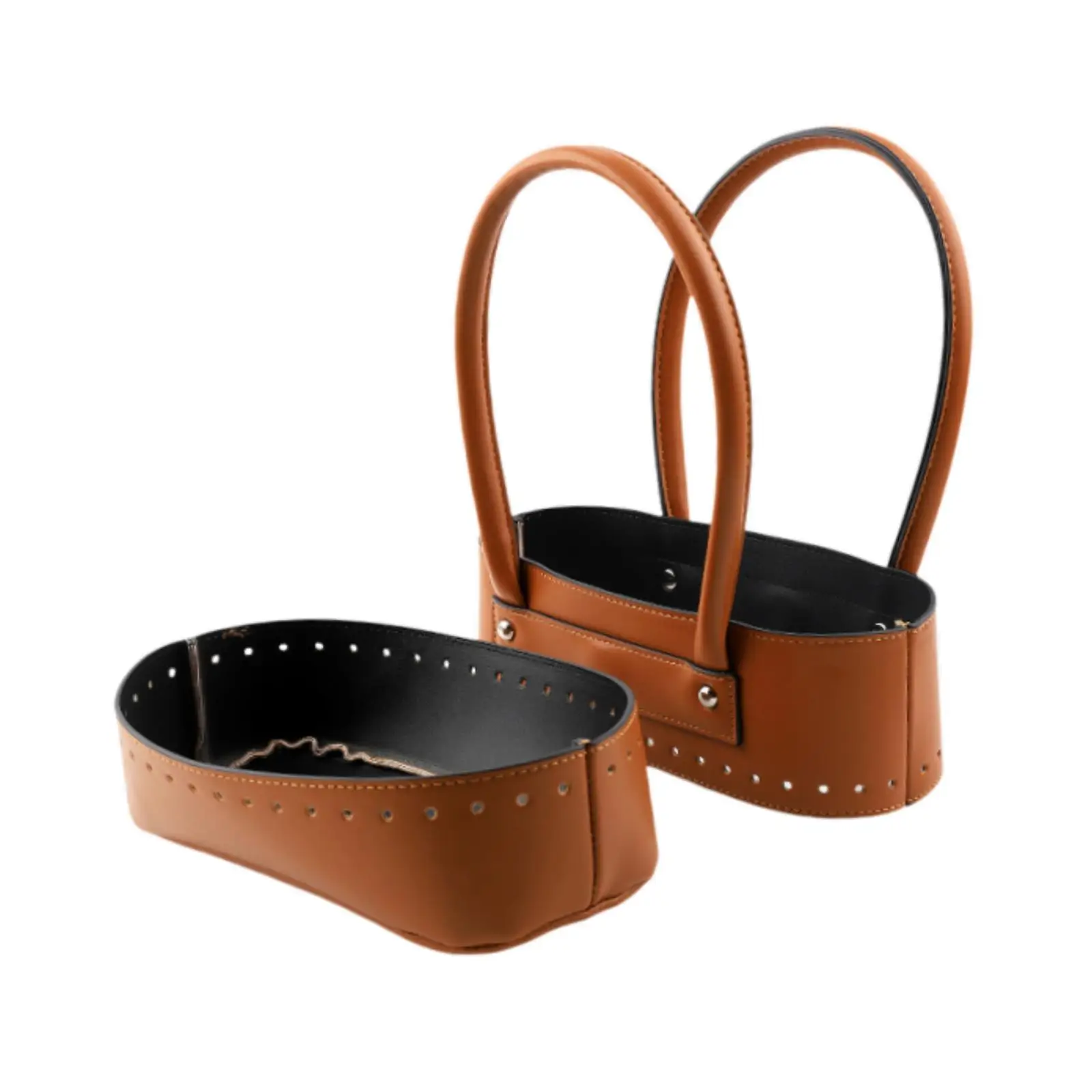 2x Handbag Making Kit Bottom Base Parts DIY Crafting Materials for Weaving Tote