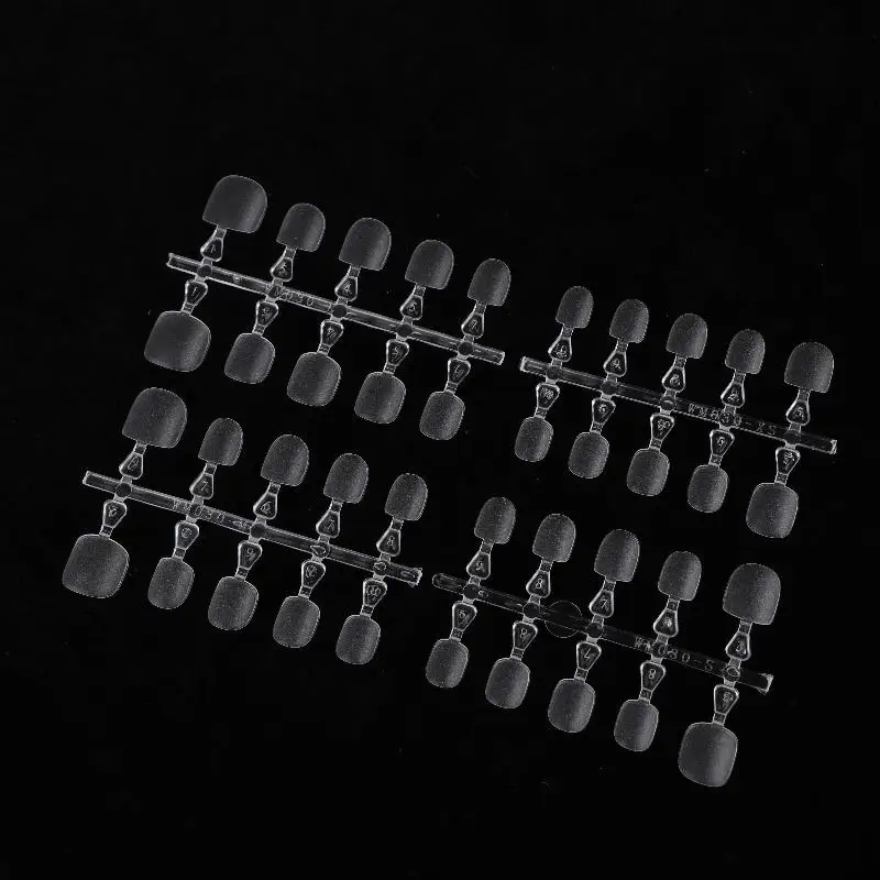 เล็บปลอมเด็ก 100 ชิ้น กดติดเล็บทรงโลงศพ เล็บปลอมใส สำหรับต่อเล็บ อุปกรณ์ทำเล็บ