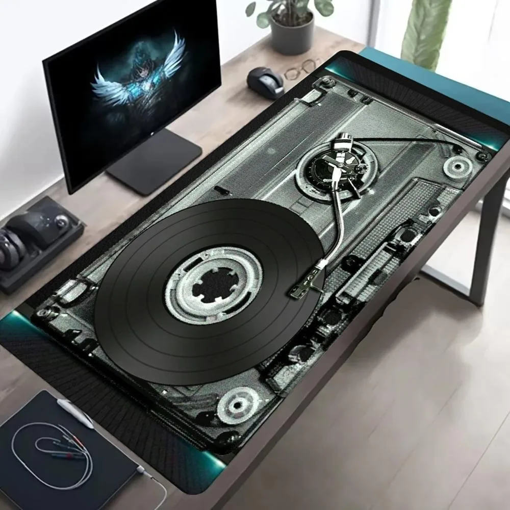 Vintage Reel To Reel Tape Recorder MousePad Large Gaming Nonslip Mousepad Laptop Tablet Nootbook Game Rug Mat Art Mausepad Mini