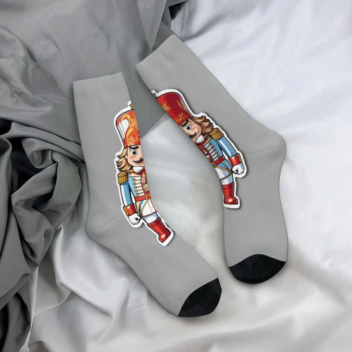 ¡Feliz Navidad y festividades! Calcetines largos absorbentes de sudor Unisex, accesorios para todas las estaciones, regalo de cumpleaños