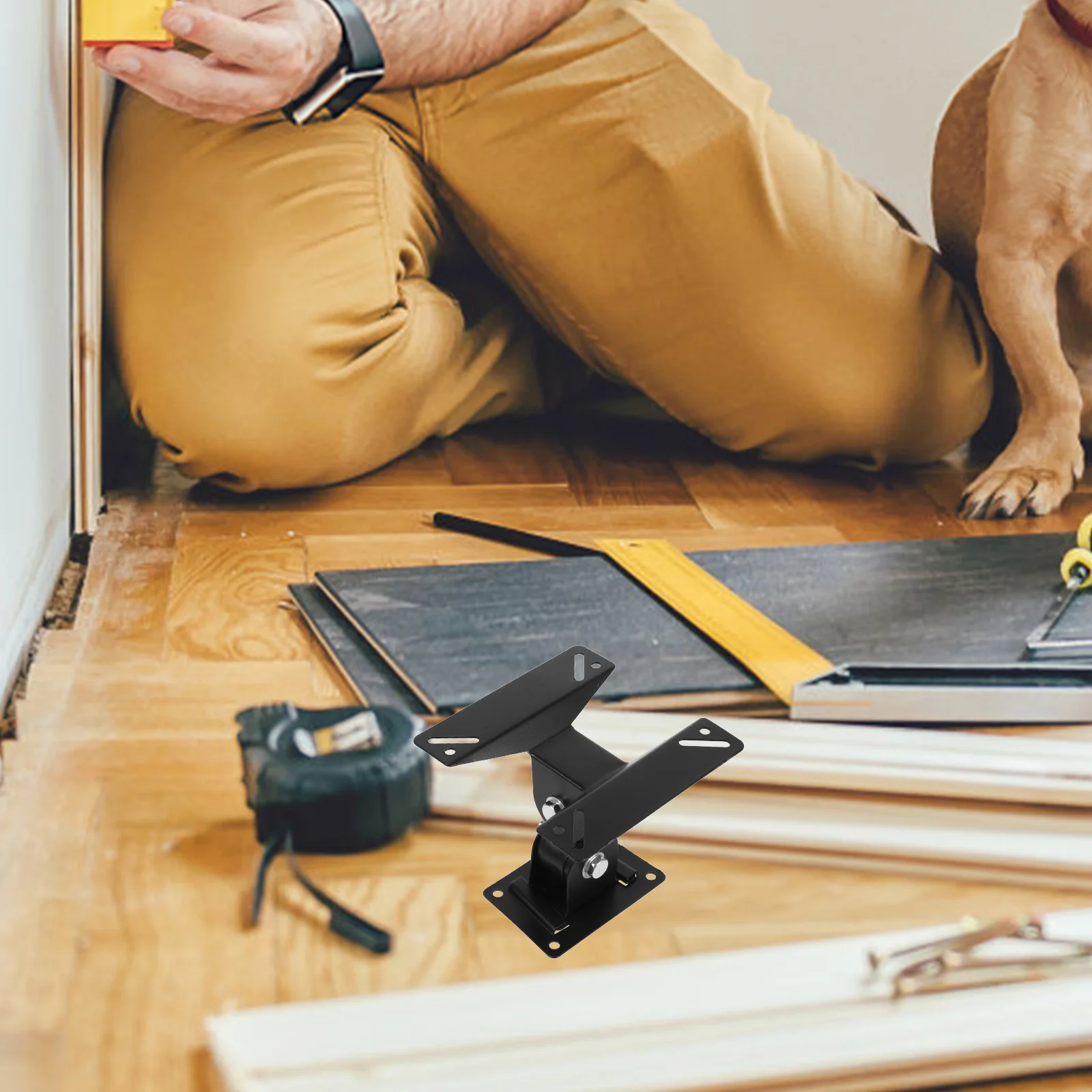 

5pcs 5 Sets Wall Mount Bracket Monitor Stand Mounting Hardware Mounted Circular Mirror Support