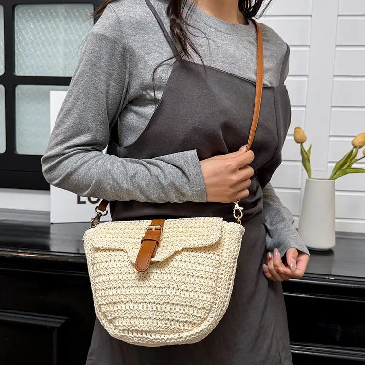 

Vintage Fashionable Leather Tote Bags For Women Designer Paris Elegant Minimalist Diaper Bags With Large Solid Color