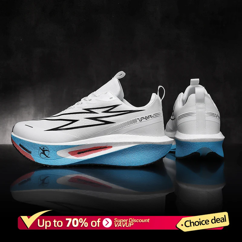 

Men Running Shoes Carbon Board Speciality Sports Marathon Breathable Lightweight Women's Comfortable Chunta Athletic Sneakers
