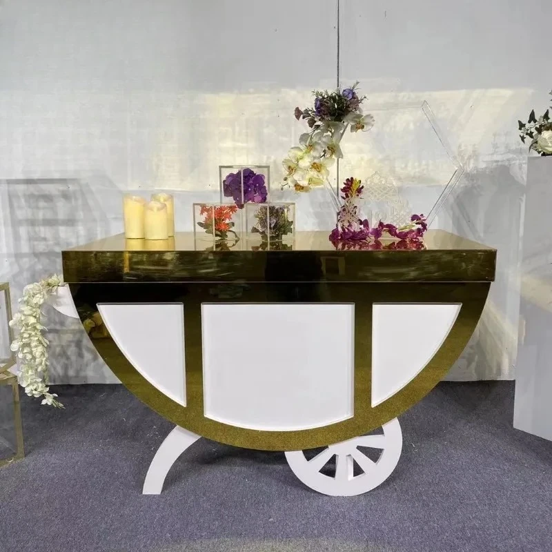 Modern Luxury Golden Food Level 3 Afternoon Tea Cake Rack Afternoon Tea Level 3 Dessert Rack