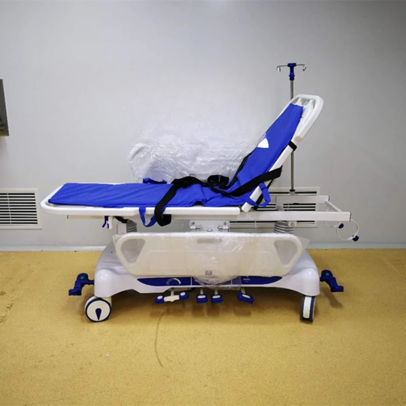 Hospital lift flat car patient transfer operation cart emergency room docking enterogastroscopy bed