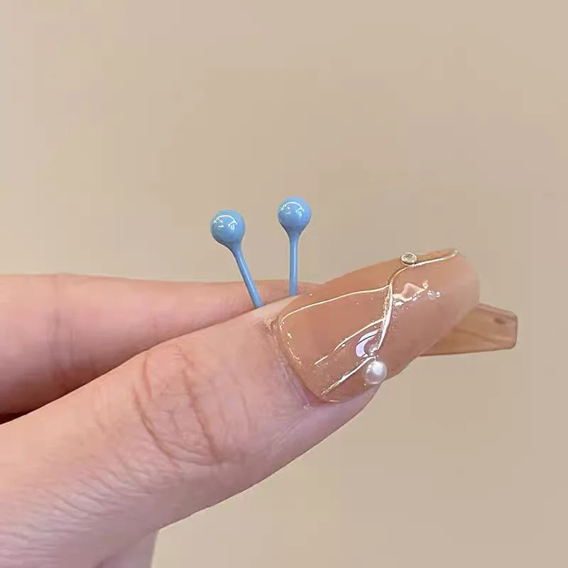 2PCS 4mm Hypoallergenic Bioceramic Earrings Ceramic Ear Studs For Sensitive Ears Unisex Men Women Fashion Maintaining Piercing