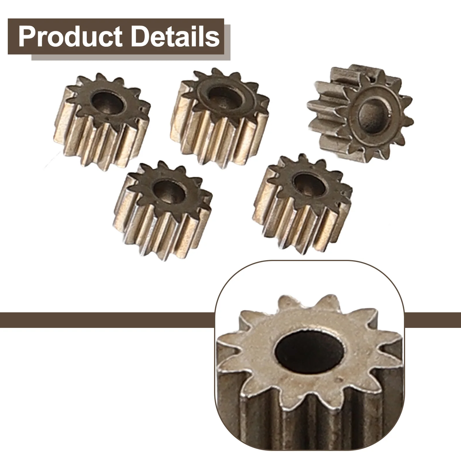 For Cordless Drill 550 Motor Gear Replace Replacement Set 3 Type Optional 5pcs 5× Direct Kit Rebuild Brand New