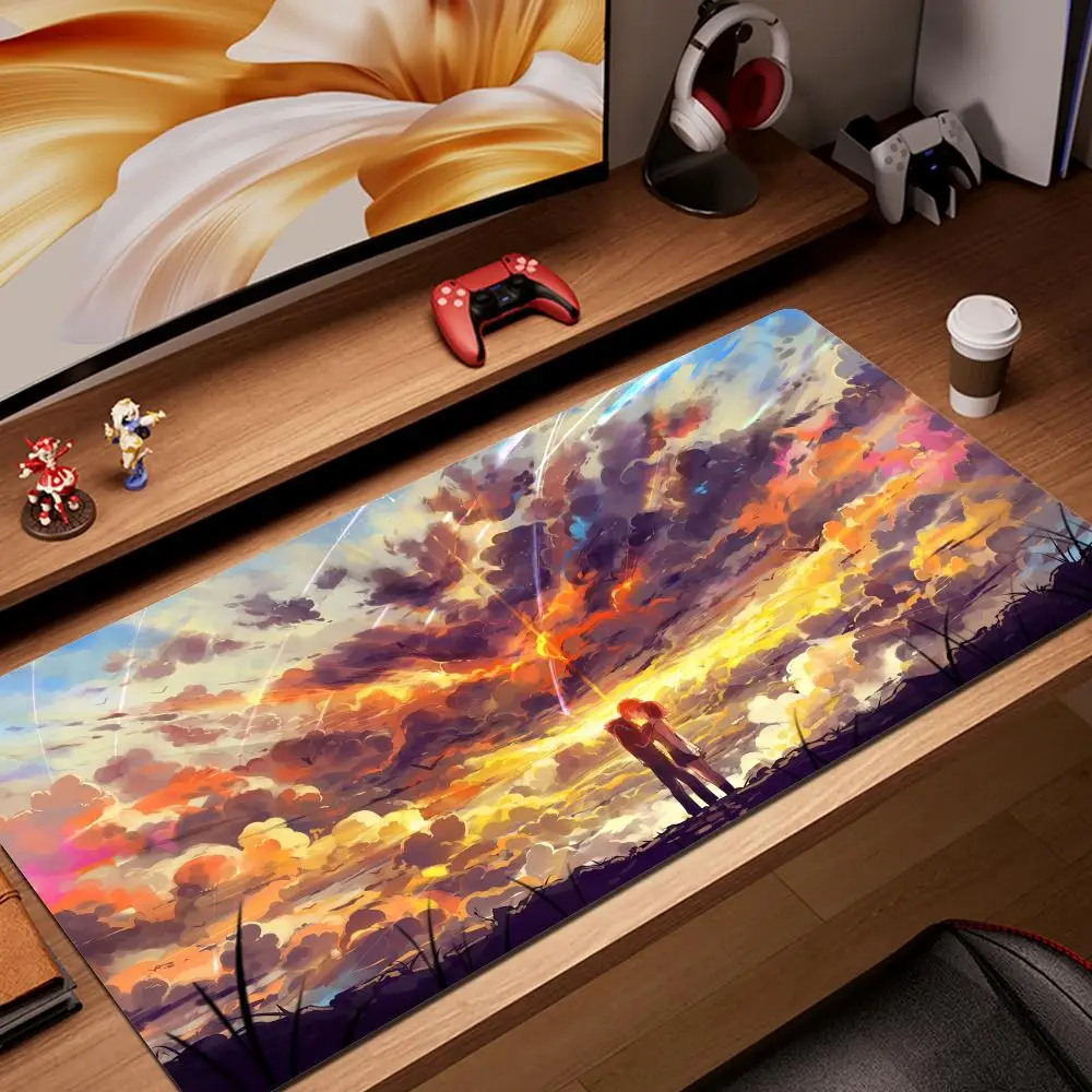 

Anime Your Name Mouse Pad Gaming XL Home Computer New Large Mousepad XXL Mouse Mat Anti Slip Carpet Office Soft PC Mice Pad