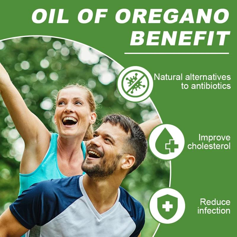 BBEEAAUU Origanum Oil Capsules Balance Cholesterol Immune&Intestinal Digestive Health Inflammation Support Antioxidant Skin Care