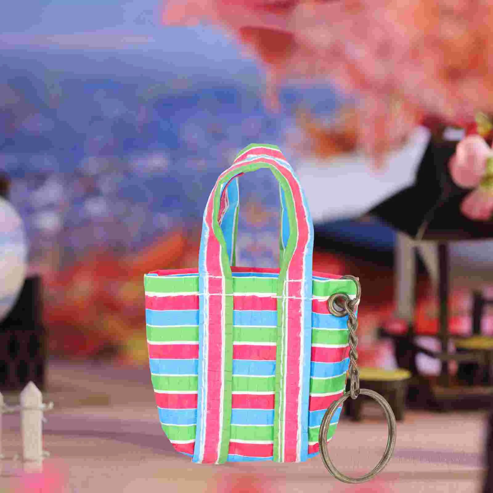 Handbags Wear-resistant Miniature Tote Desktop Shopping Cart Liner House Supply Children Landscaping Decorative