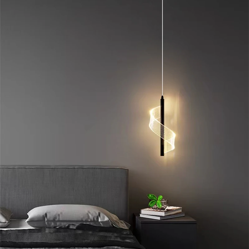 

Bedroom Bedside lamp Modern LED Pendant Lights Living Room Restaurant Bar Small Hanging Lamp Decor Light Fixture