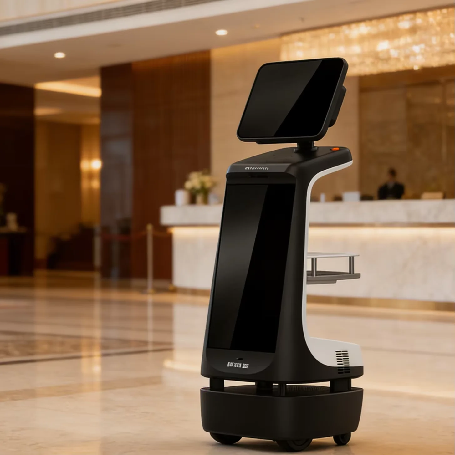Multi-Functional Service Robot For Museum Gallery Exhibition Hall And Shopping Mall Reception