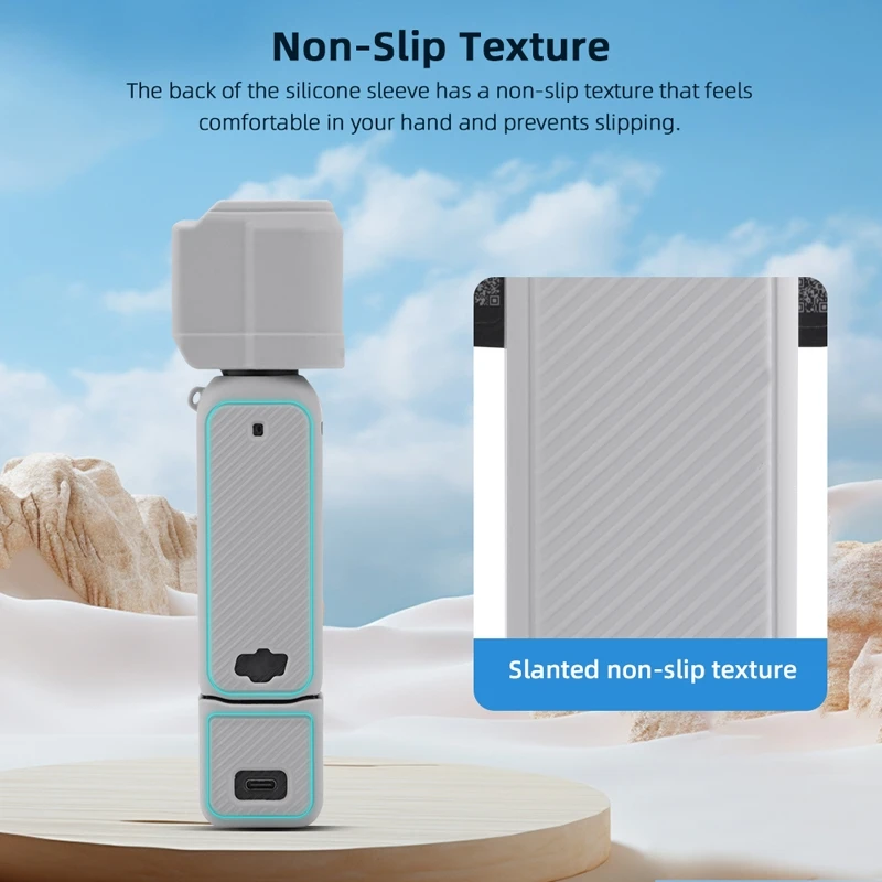 Coque en silicone pour DJI Osmo Pocket 3, caméra à cardan, dégagement rapide, poignée anti-rayures, étui de protection souple, housse anti-bosse