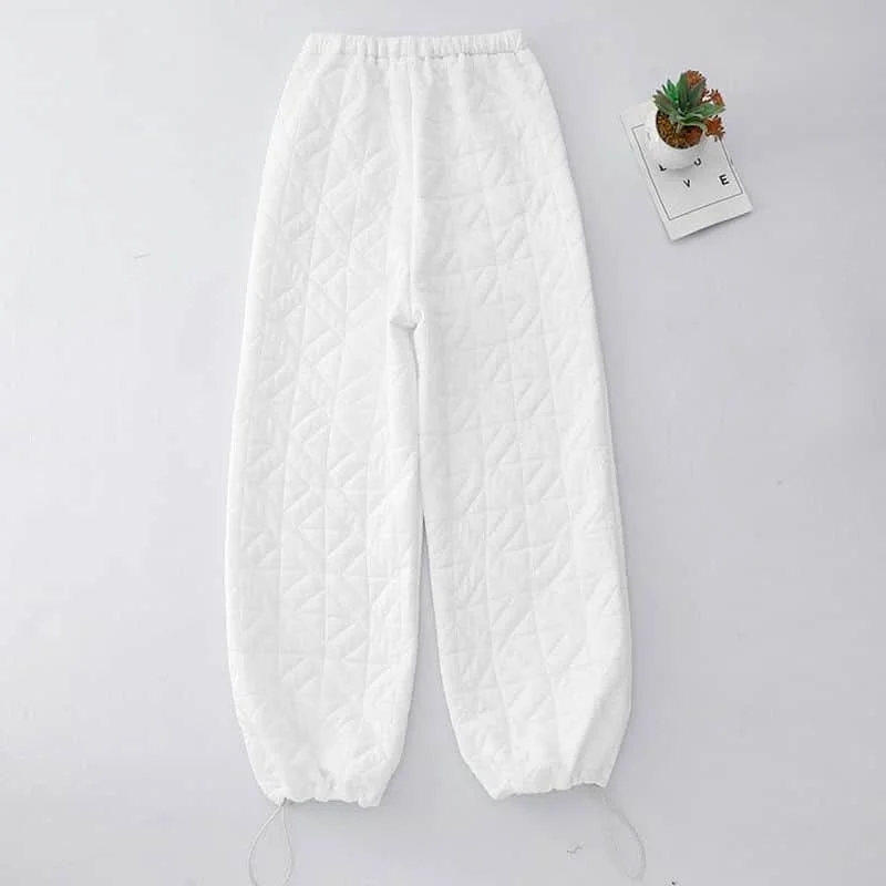 스포티 팬츠 시크 Y2k 신축성 있는 허리 힙합 하렘 팬츠 스웨트팬츠 드로스트링 바지 한국 스타일 스트리트웨어 여성 의류