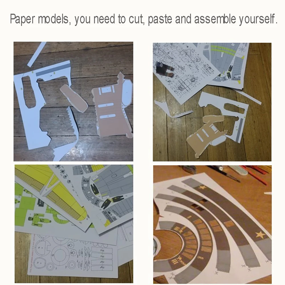 85Cm 3d Diy Papier Model Alien 3 Wapens M41-Een Pulsgeweer Papier Handgemaakt Handgemaakt Speelgoed Jongen Kerstfeest Cadeau Speelgoed Voor Kinderen