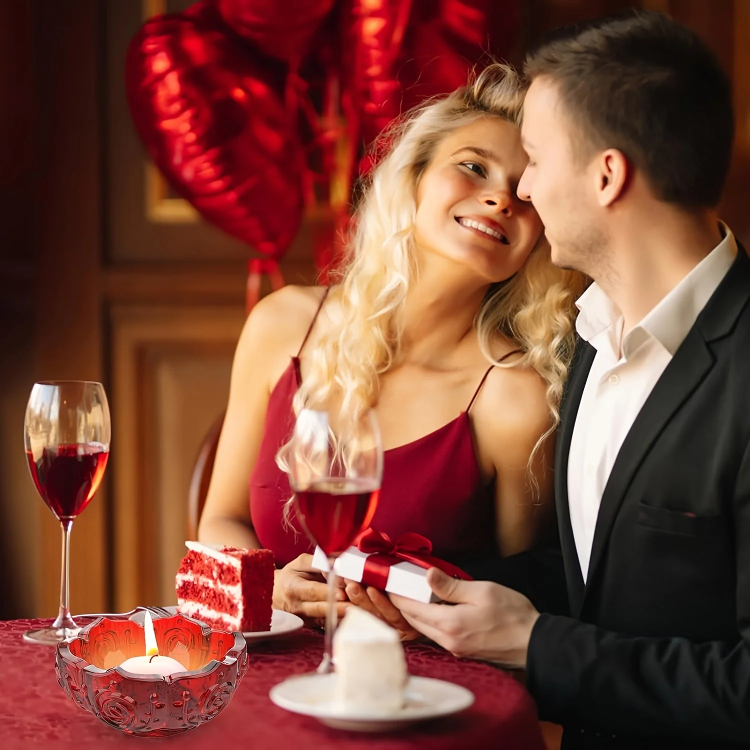 قطعة واحدة - قالب شمعدان من راتينج مصباح شاي اللوتس من السيليكون، مناسب لرفوف المجوهرات التي تصنعها بنفسك، وحاويات الإكسسوارات، وديكور المنزل #6