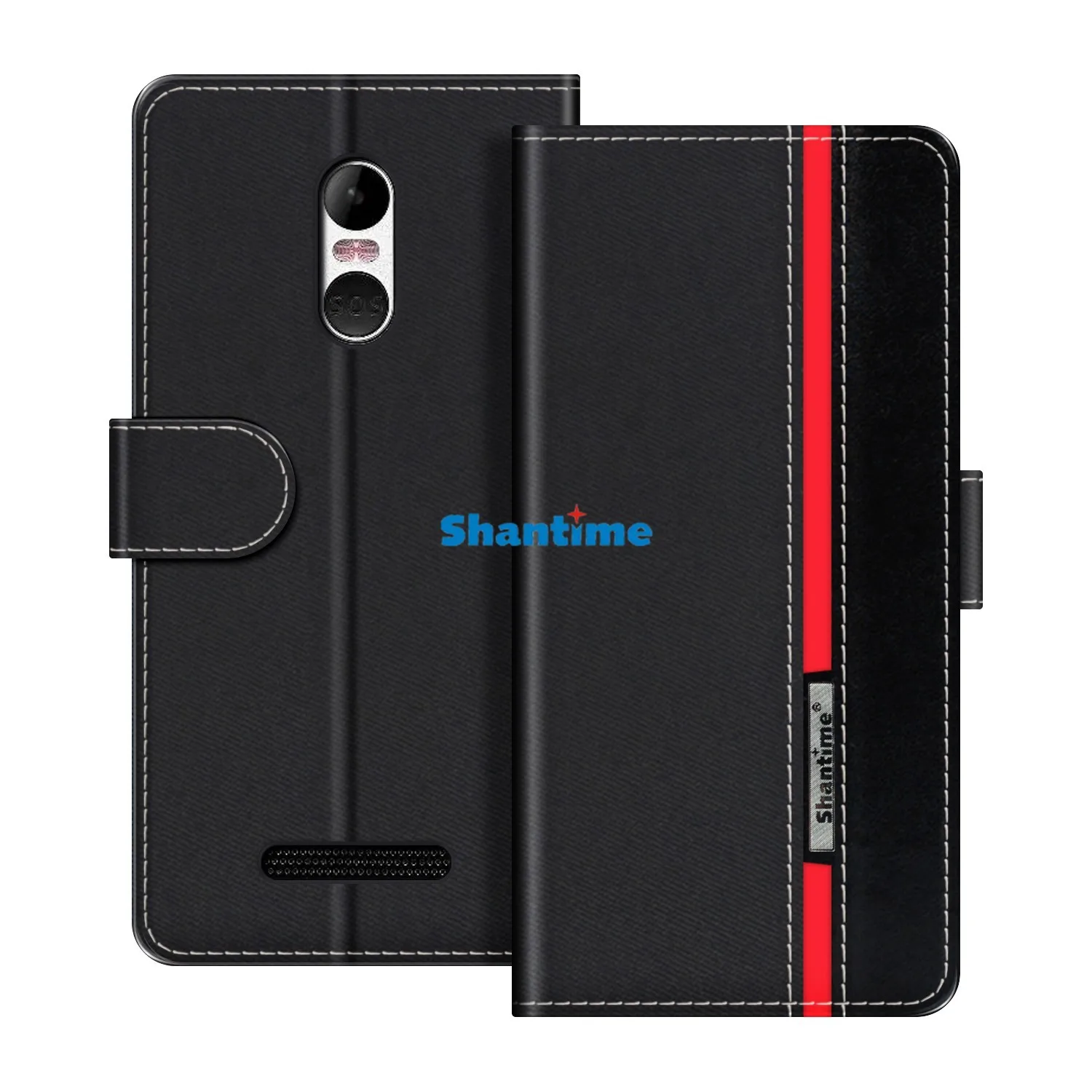 متوافق مع حافظة Brondi Amico الذكية 4G الواقية ومحفظة الكتب وغطاء الهاتف الخلوي القابل للطي وحامل الهاتف الخلوي #2