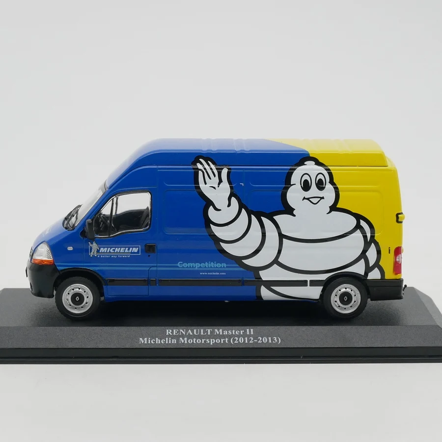 Ixo 1:43 Scale Diecast Alloy Renault Master Michelin Motosport Van Toys Cars Model Classics Adult Gifts Souvenir Static Display