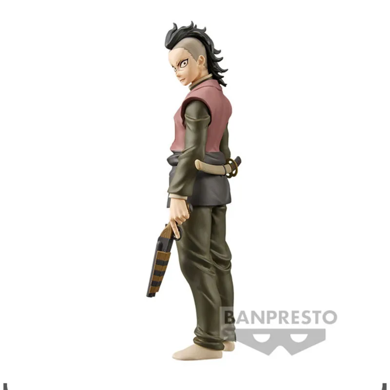 Stock Bandai Original Banpresto Anime Demon Slayer Sepia Color Ver. Shinazugawa Genya Kotetsu Action Figure Model Holiday Gifts